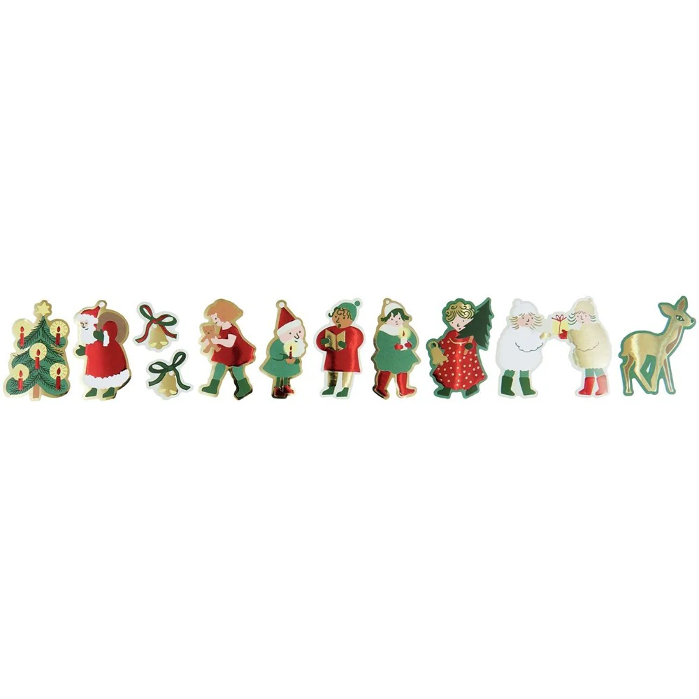 Paper Poetry Children Christmas Stickers - Image 2