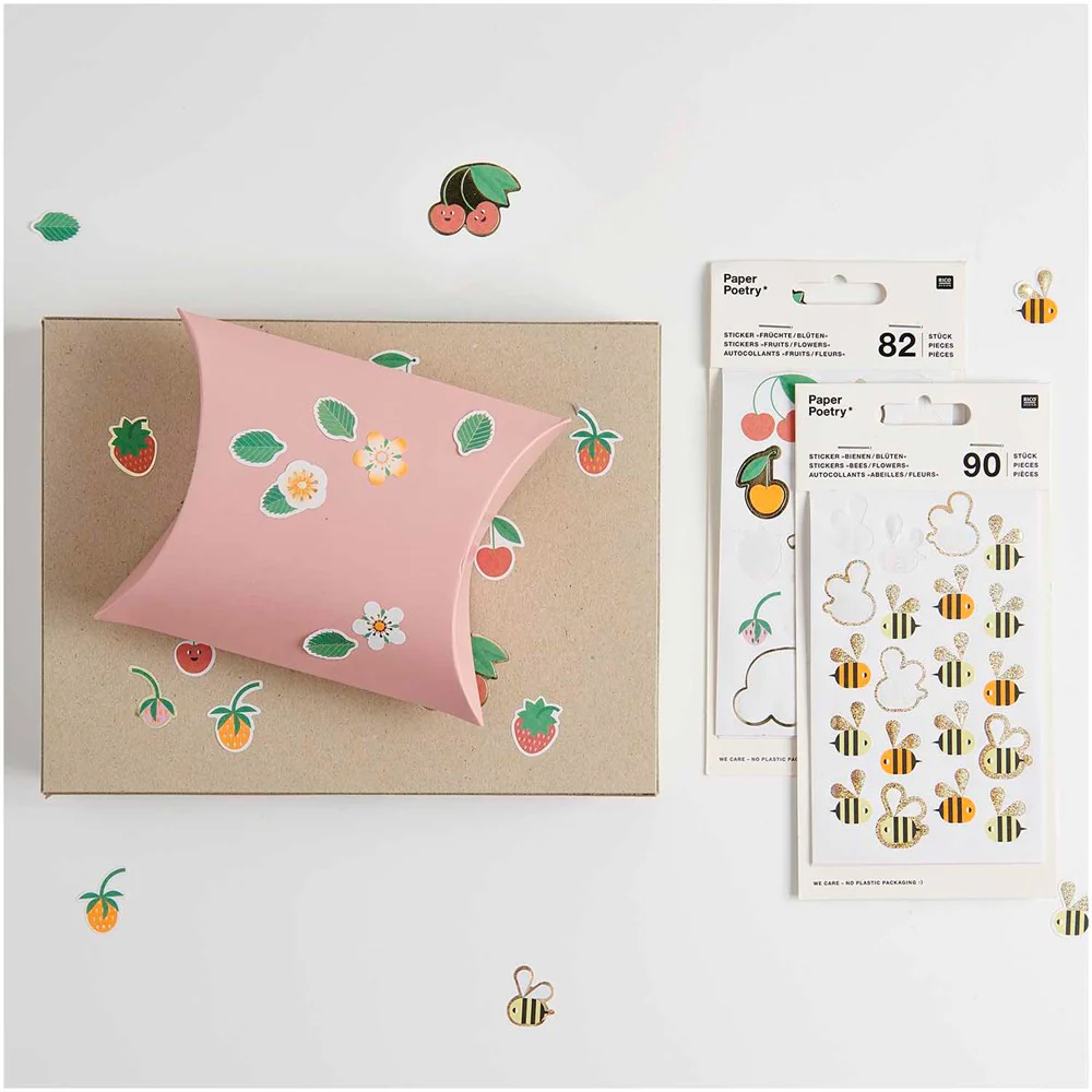 Paper Poetry Fruit / Flower Stickers - Image 2