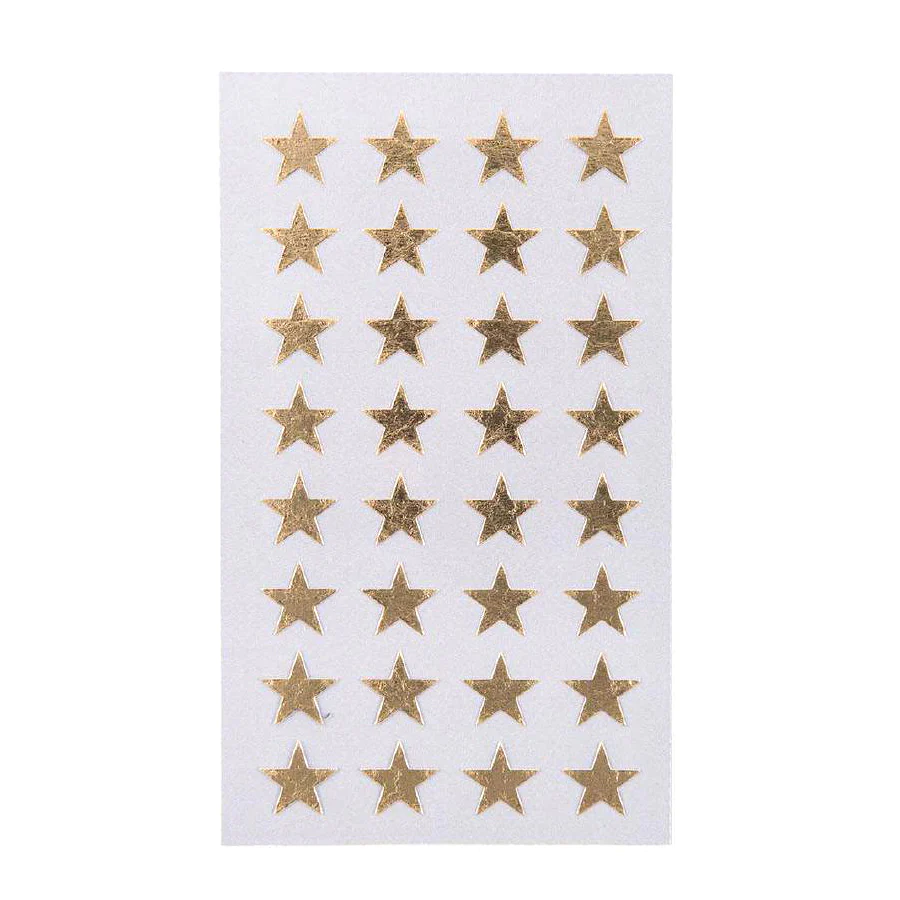 Paper Poetry 13mm Gold Star Stickers