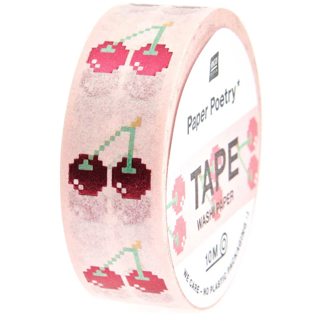 Paper Poetry Tape Futschikato Cherries - Image 2