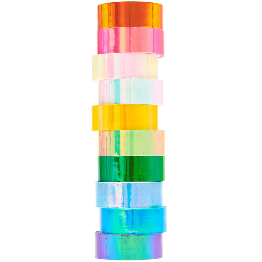 Paper Poetry Tape Set Mirror Rainbow