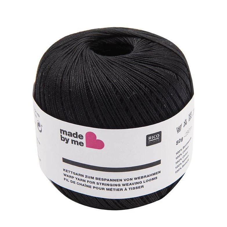 Made By Me Warp Yarn 50g Black