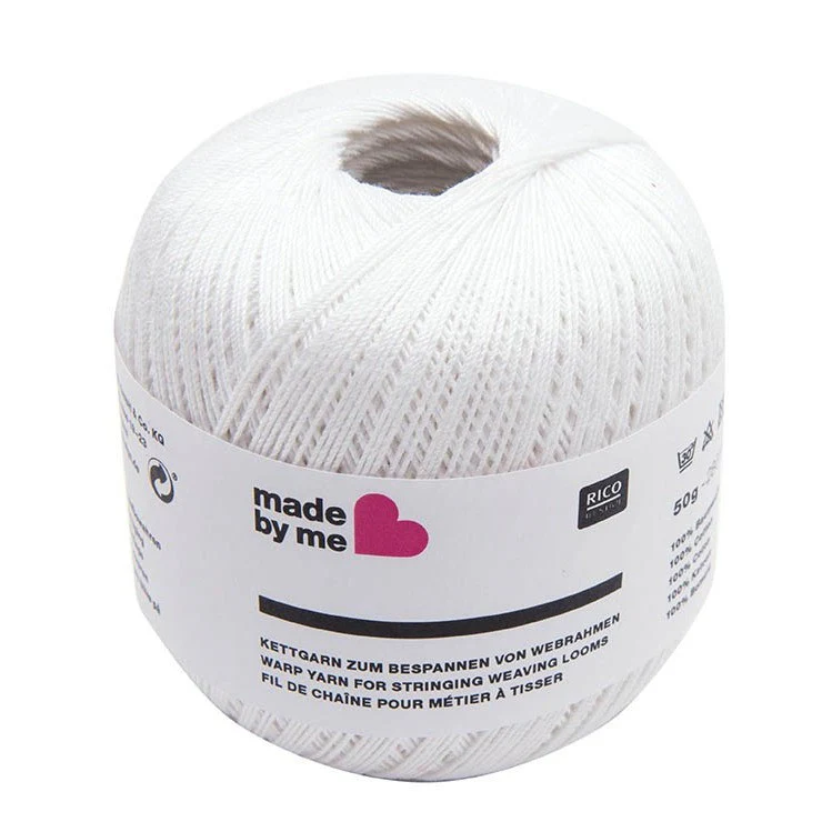 Made By Me Warp Yarn 50g White
