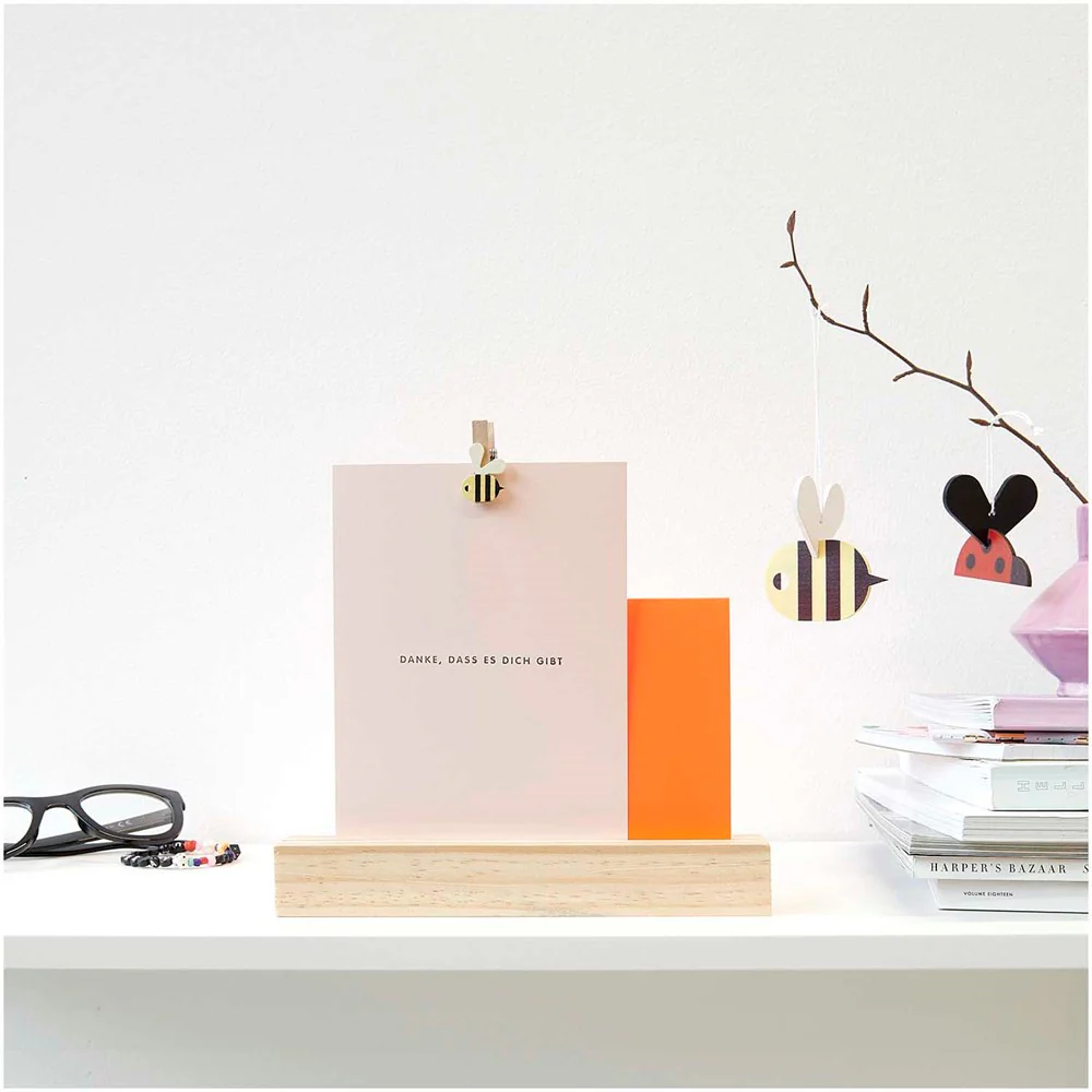 Rico Hanging Wooden Bee - Image 2