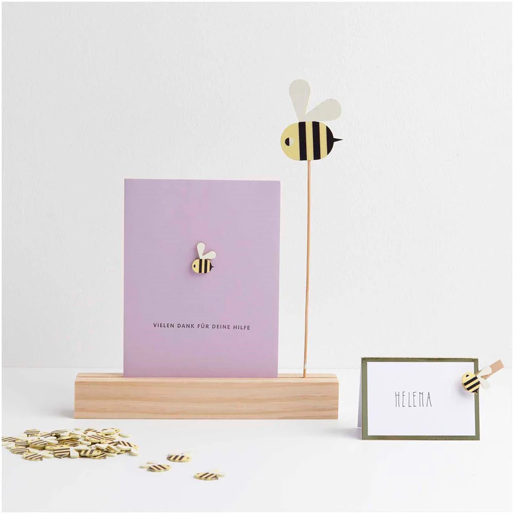 Bee Wooden Stickers - Image 2