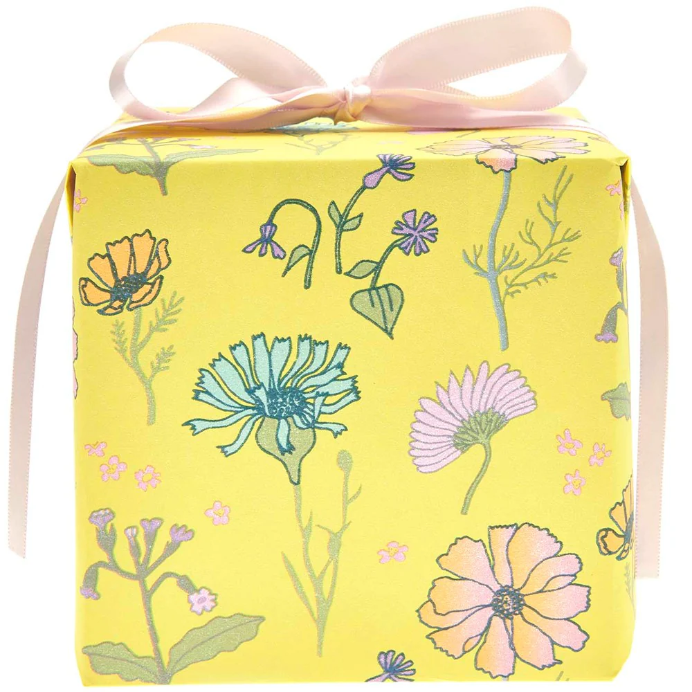 Paper Poetry Wrapping Paper Flowers Yellow - Image 2