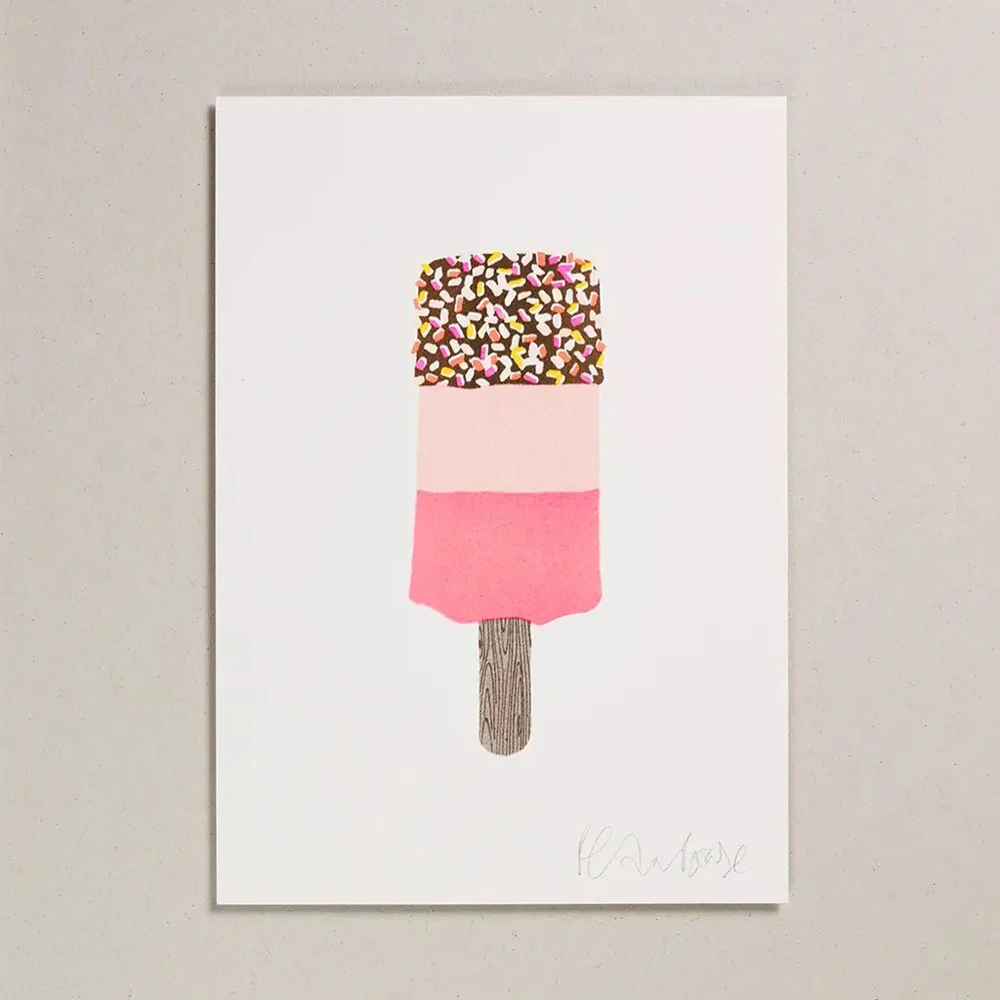 Risograph Print - Fab Lolly