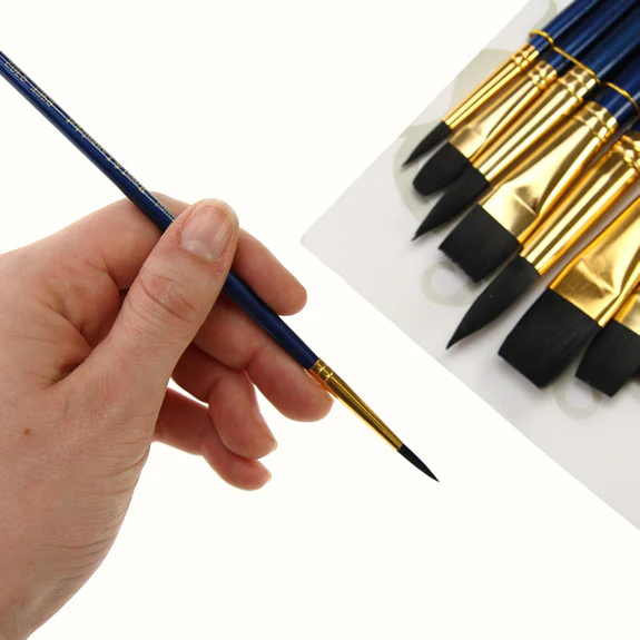 Royal Brush ZipLock Set - Soft Black Taklon Variety - Image 2