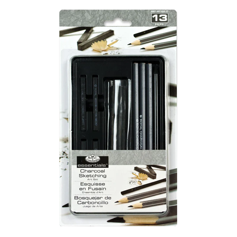 Royal Tin Sets - Charcoal Drawing - Image 2