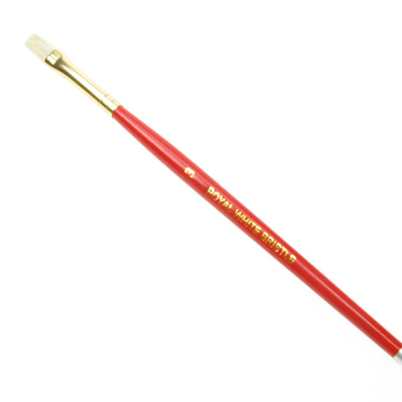 Royal White Bristle Flat - Image 4
