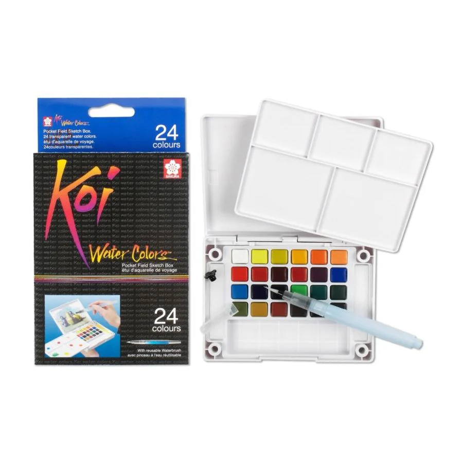 SAKURA Koi Watercolors Sketch Box 30 30 - Image 4