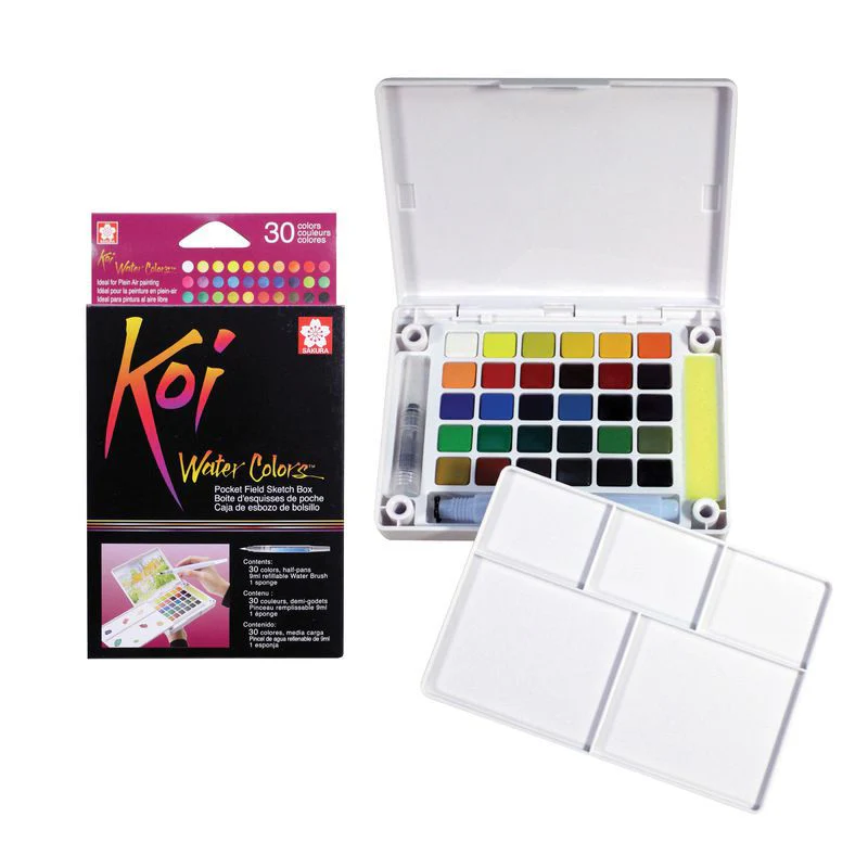 SAKURA Koi Watercolors Sketch Box 30 30 - Image 5