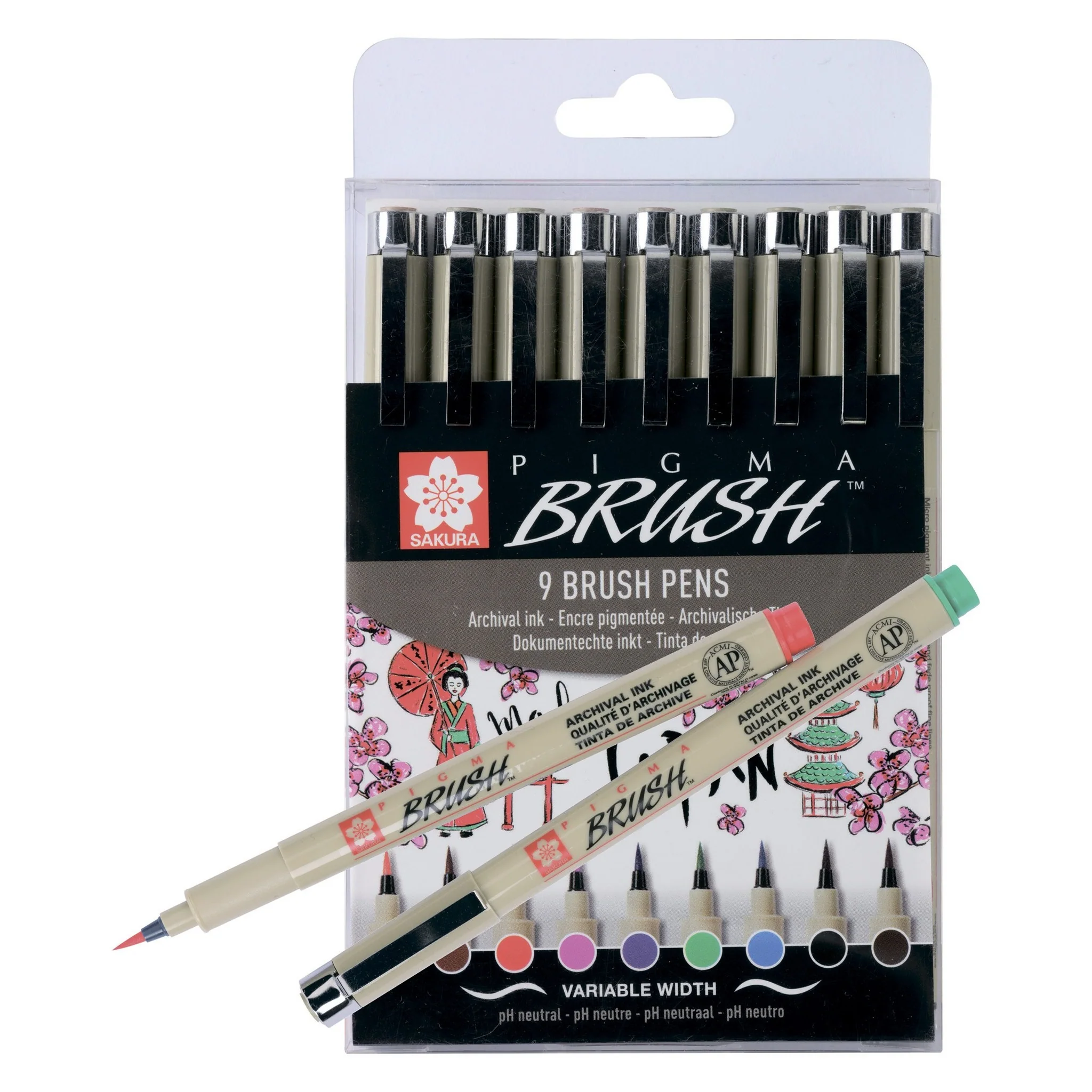 SAKURA Pigma Brush Set 9 - Image 2