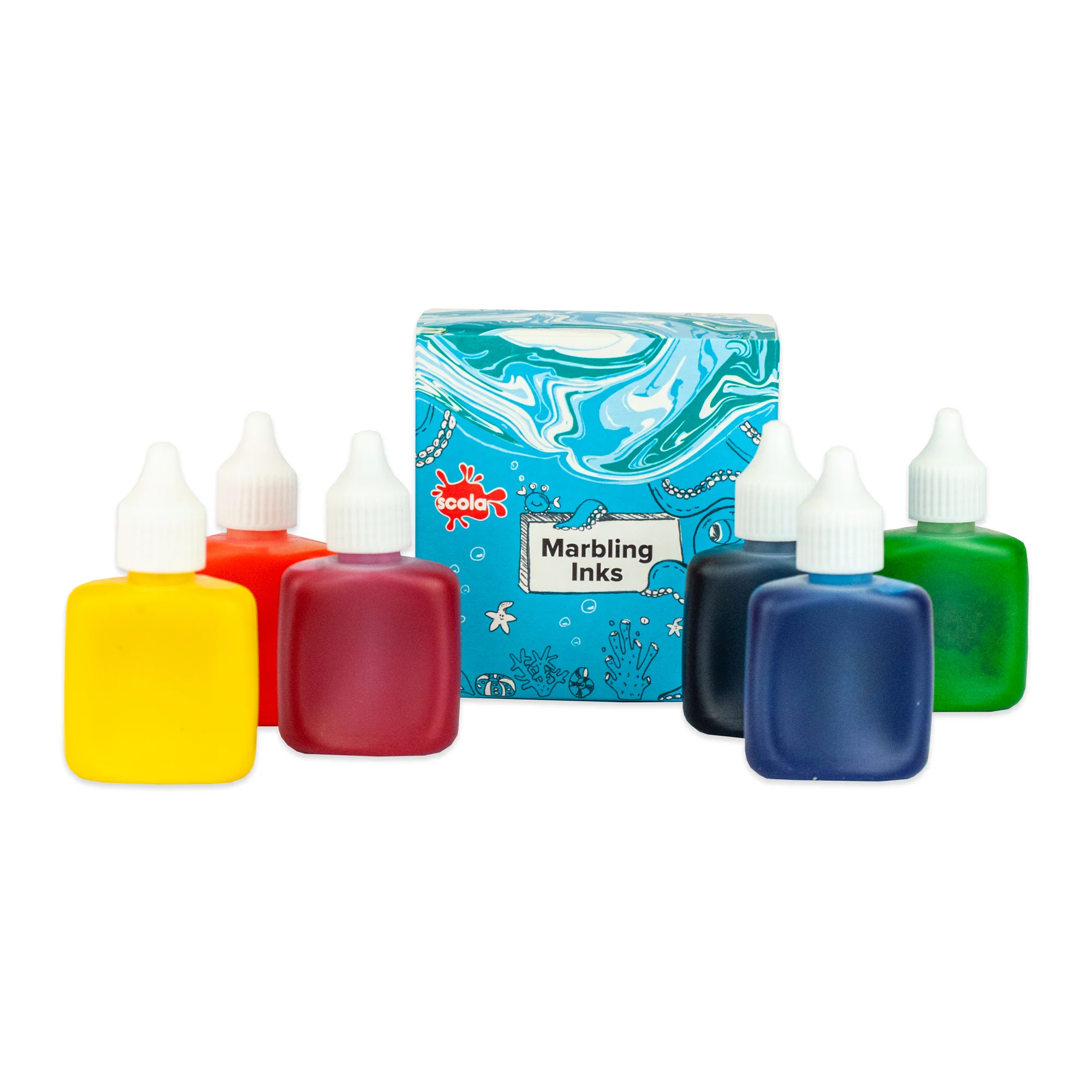 Marbling Ink Assorted 25ml 6pk