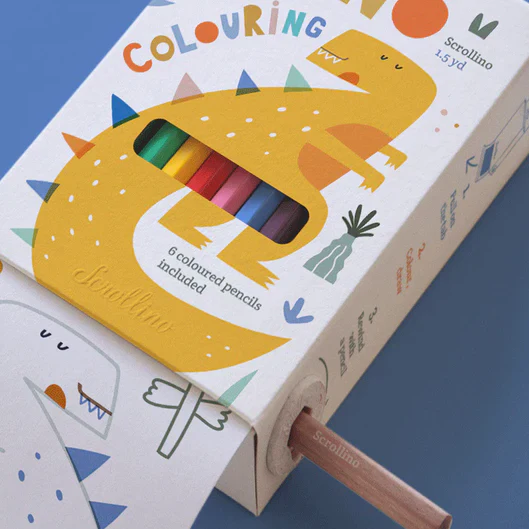 Scrollino Dino Colouring - Image 2