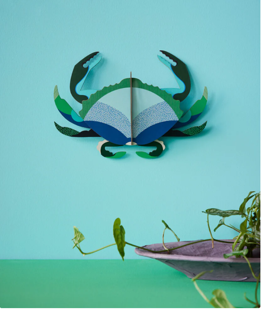 Studio Roof: Wall Decoration Aquamarine Crab - Image 3