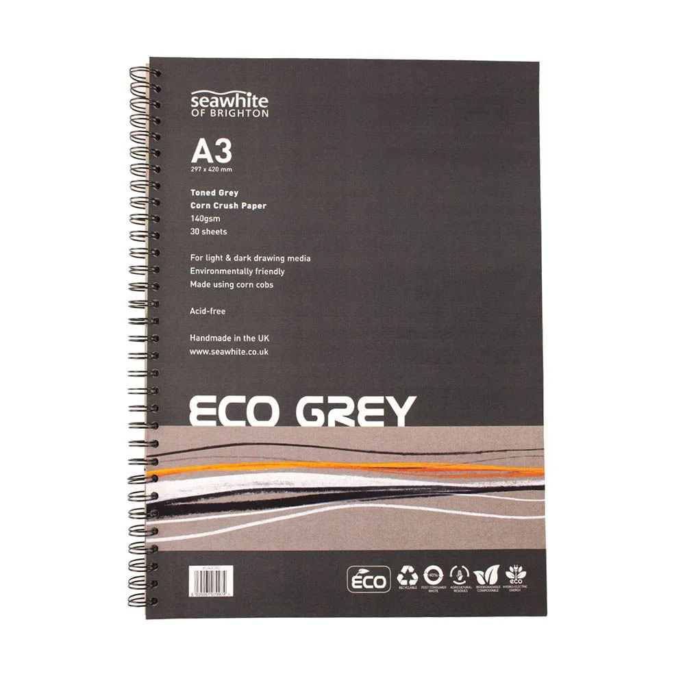 Seawhites Portrait Eco - Crush Sketchbook - Grey - Image 2
