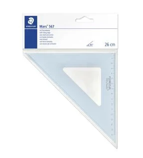 Set Square 45°/45° L 26 cm