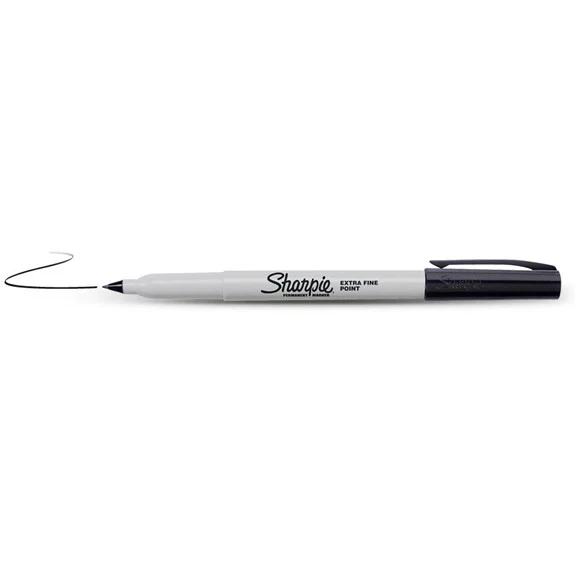 Sharpie Black Marker 2 Pack - Ultra Fine - Image 2