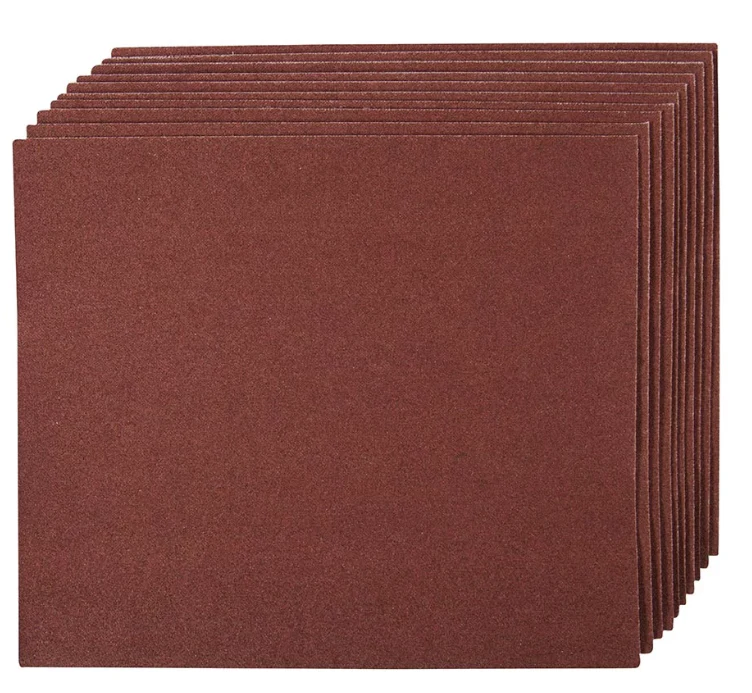 Silverline Emery Cloth Sheets 10pk - 60 Grit