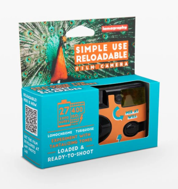 Simple Use Reloadable Film Camera LomoChrome Turquoise - Image 2