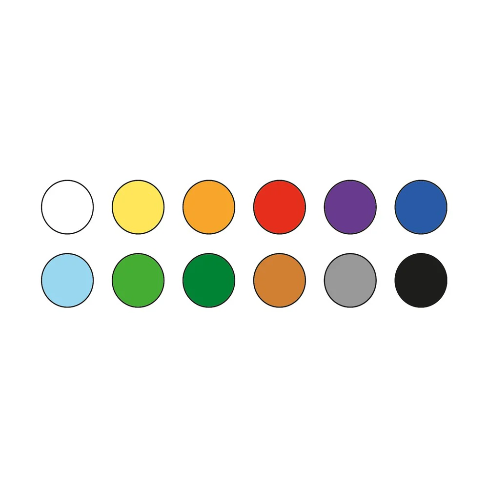 Simply Hexagonal Coloured Pencils Set 12pk - Image 2