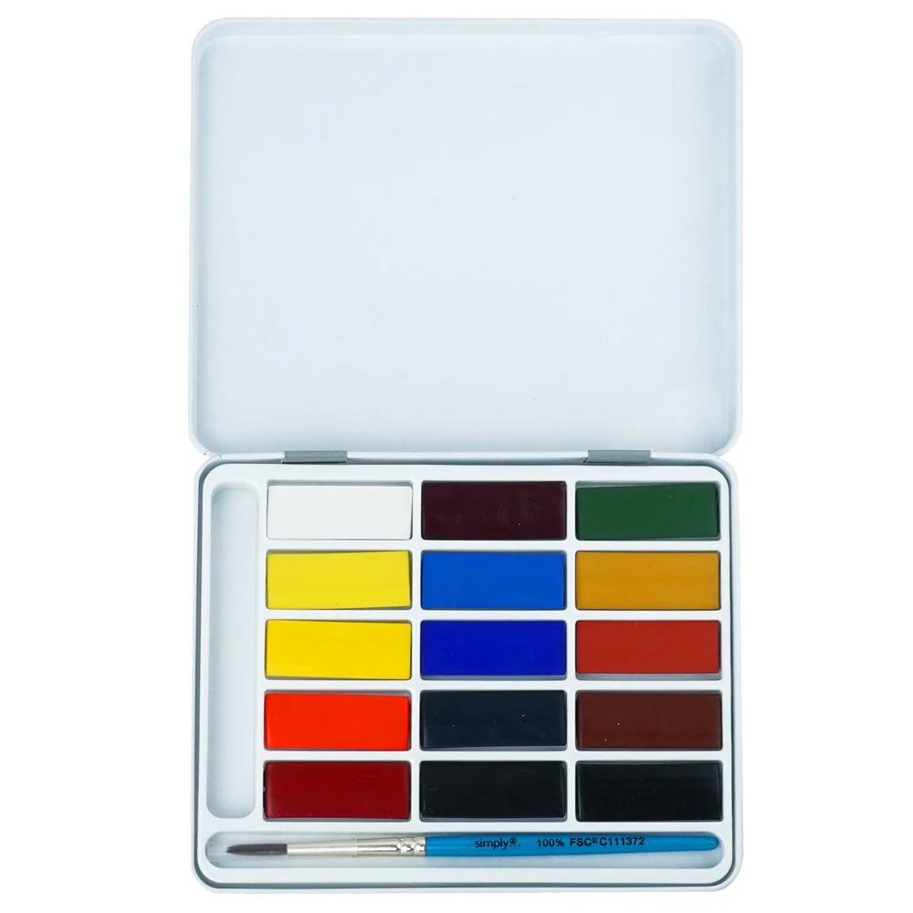 Simply Watercolour 15 Pan Set - Image 2