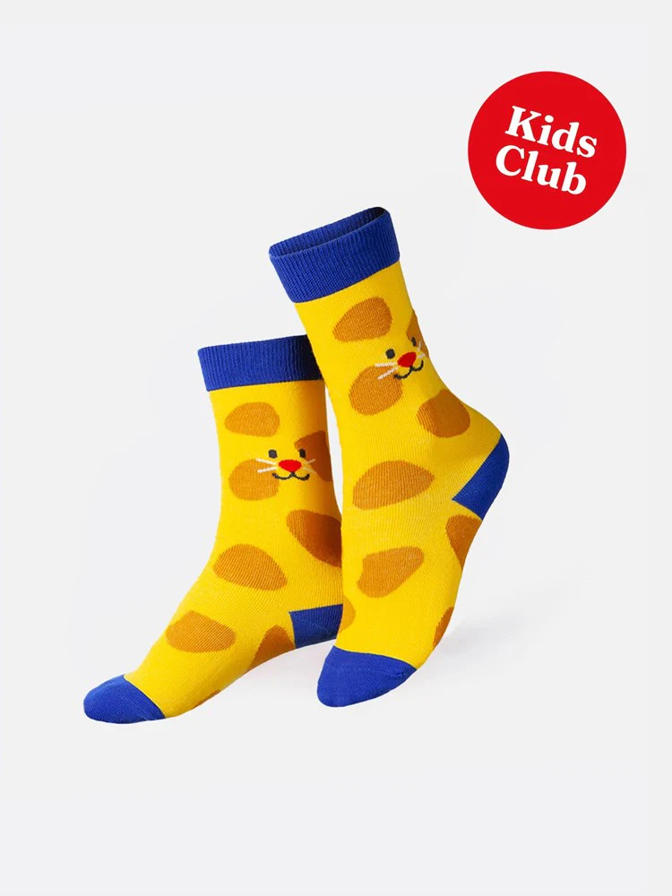 Smiley Cat Kids Socks - Image 2