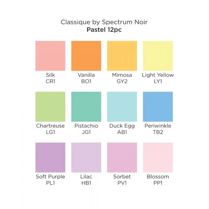 Spectrum Noir Classique Set of 12 Pastel - Image 2