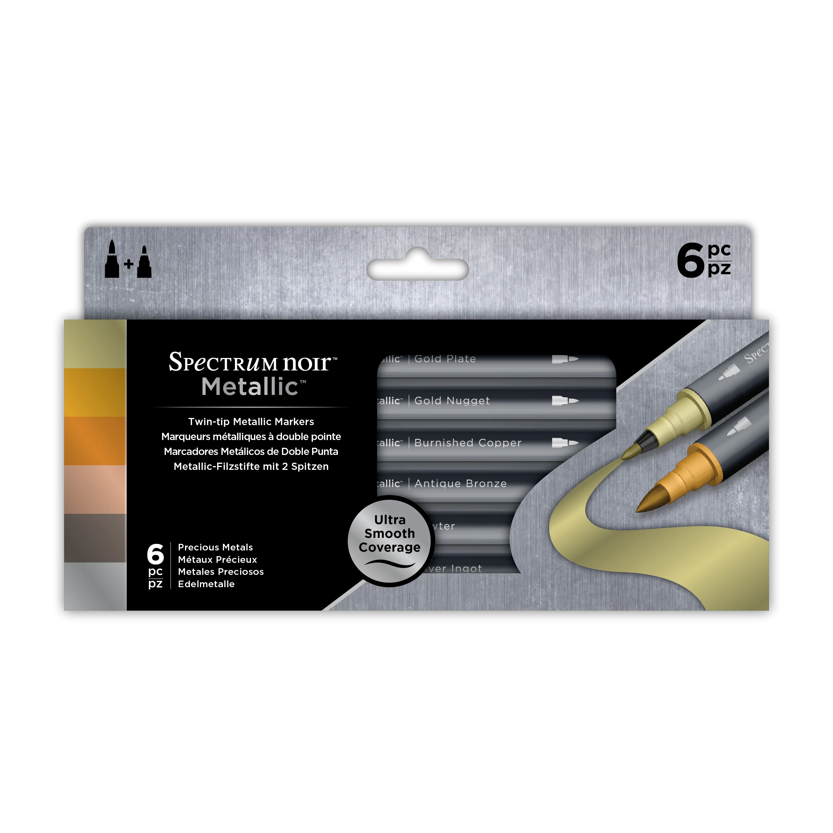 Spectrum Noir - Metallic Markers 6 Pack - Image 3