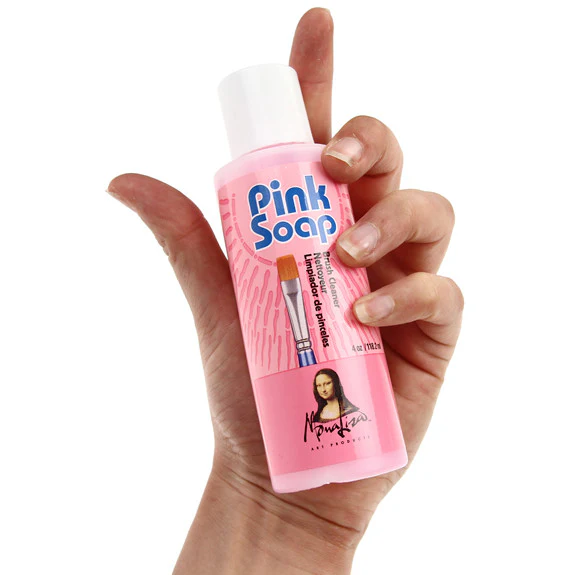 Speedball Pink Soap Brush Cleaner 118.2ml - Image 2