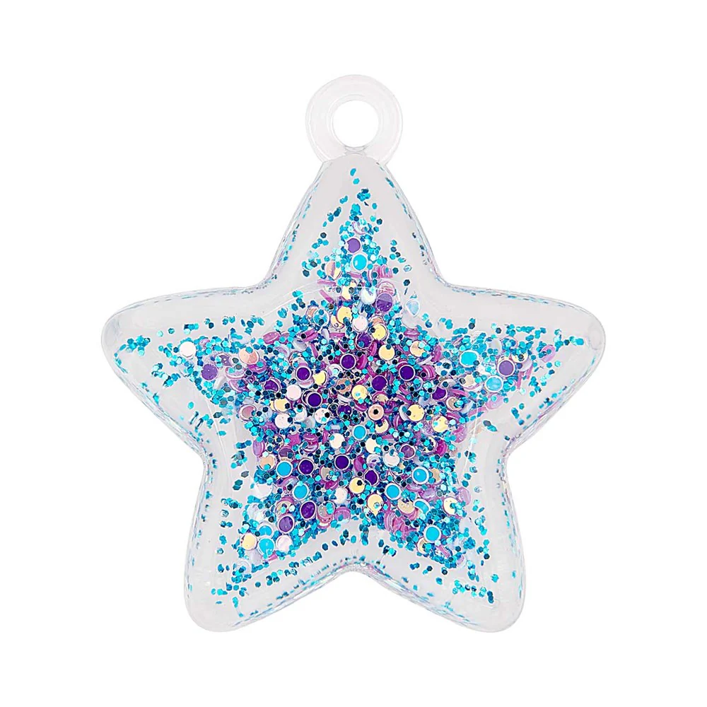 Itoshii Star Pendant Blue Rhinestone Filling - Image 2