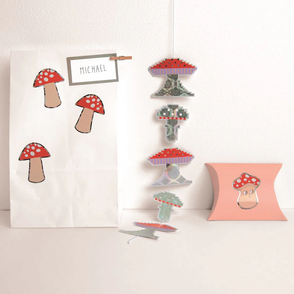 Paper Poetry Big Reds Mushroom Sticker Roll - Image 2