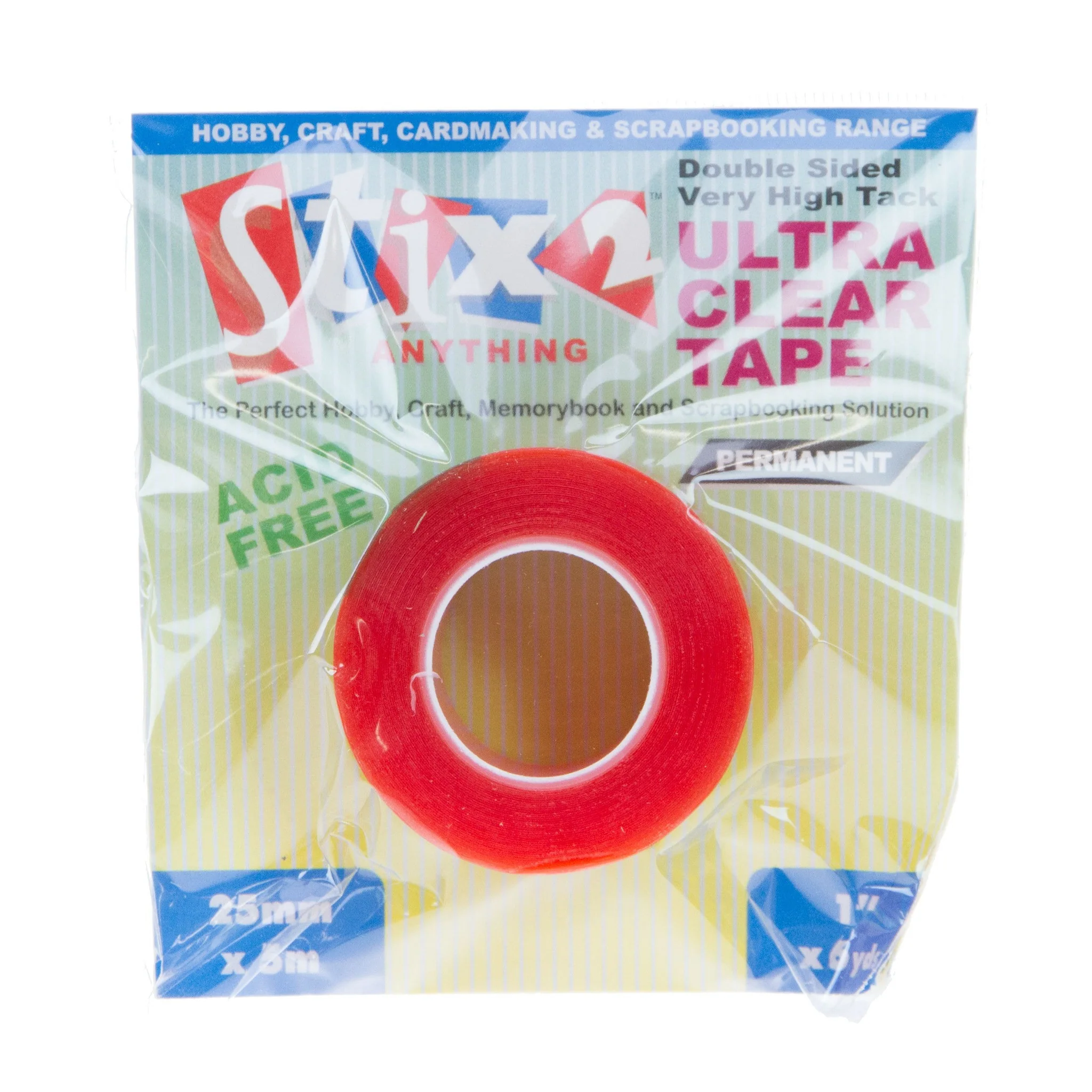 Stix 2 25mm Ultra Clear Double Sided Tape - Image 2