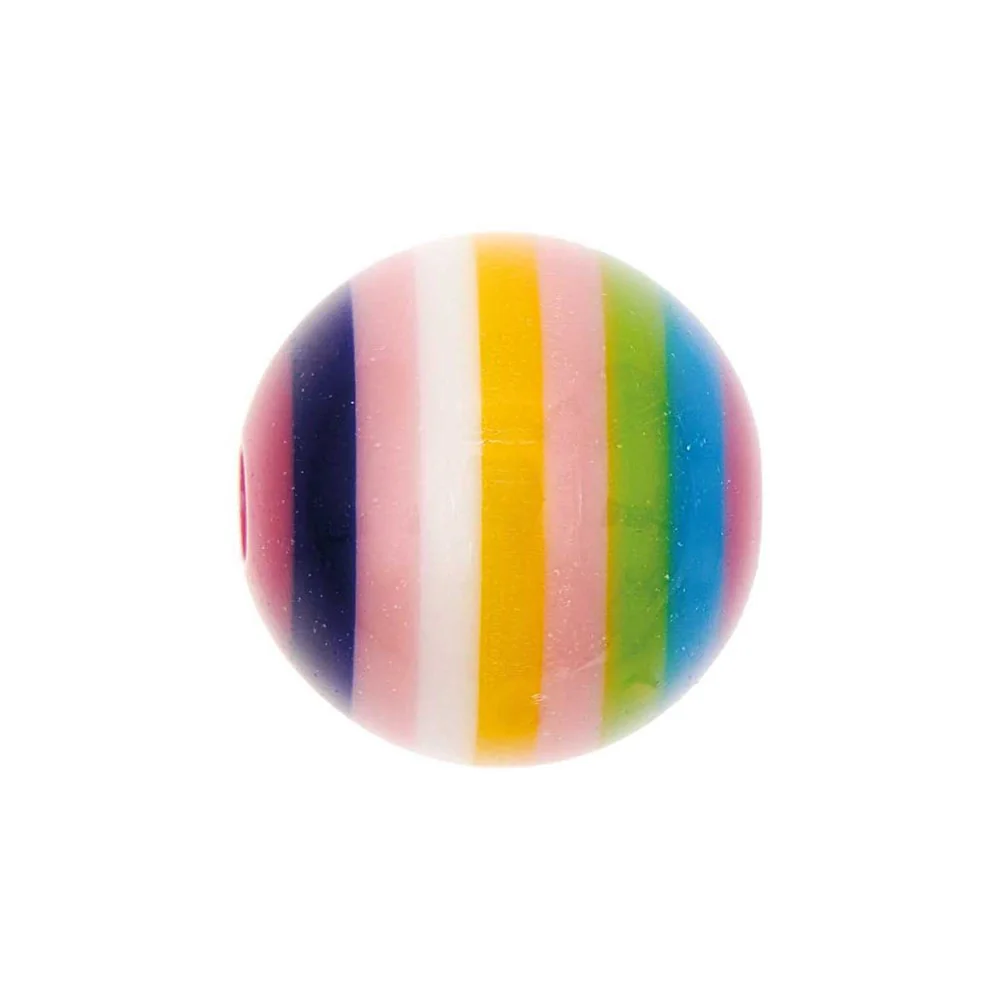 Itoshii Striped Round Bead Pink Mix - Image 2