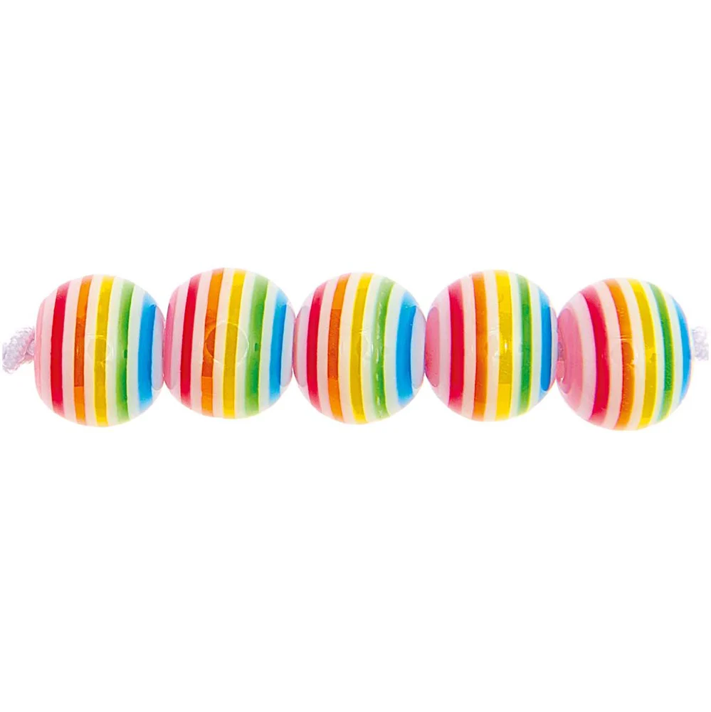 Itioshii Striped Beads Rainbow Mix - Image 2