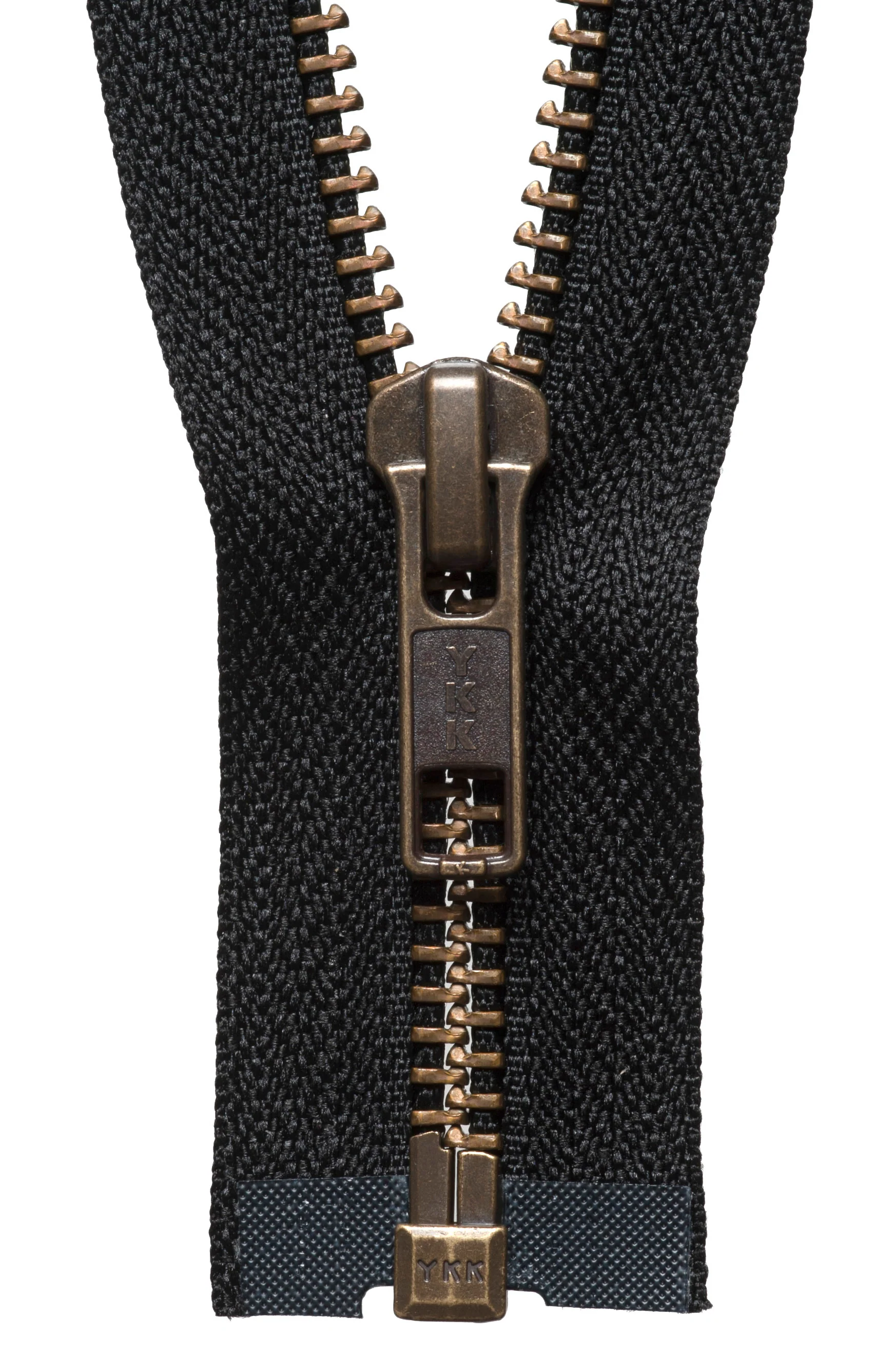 Strong Metal Tooth Open End Zip - 71cm - Black
