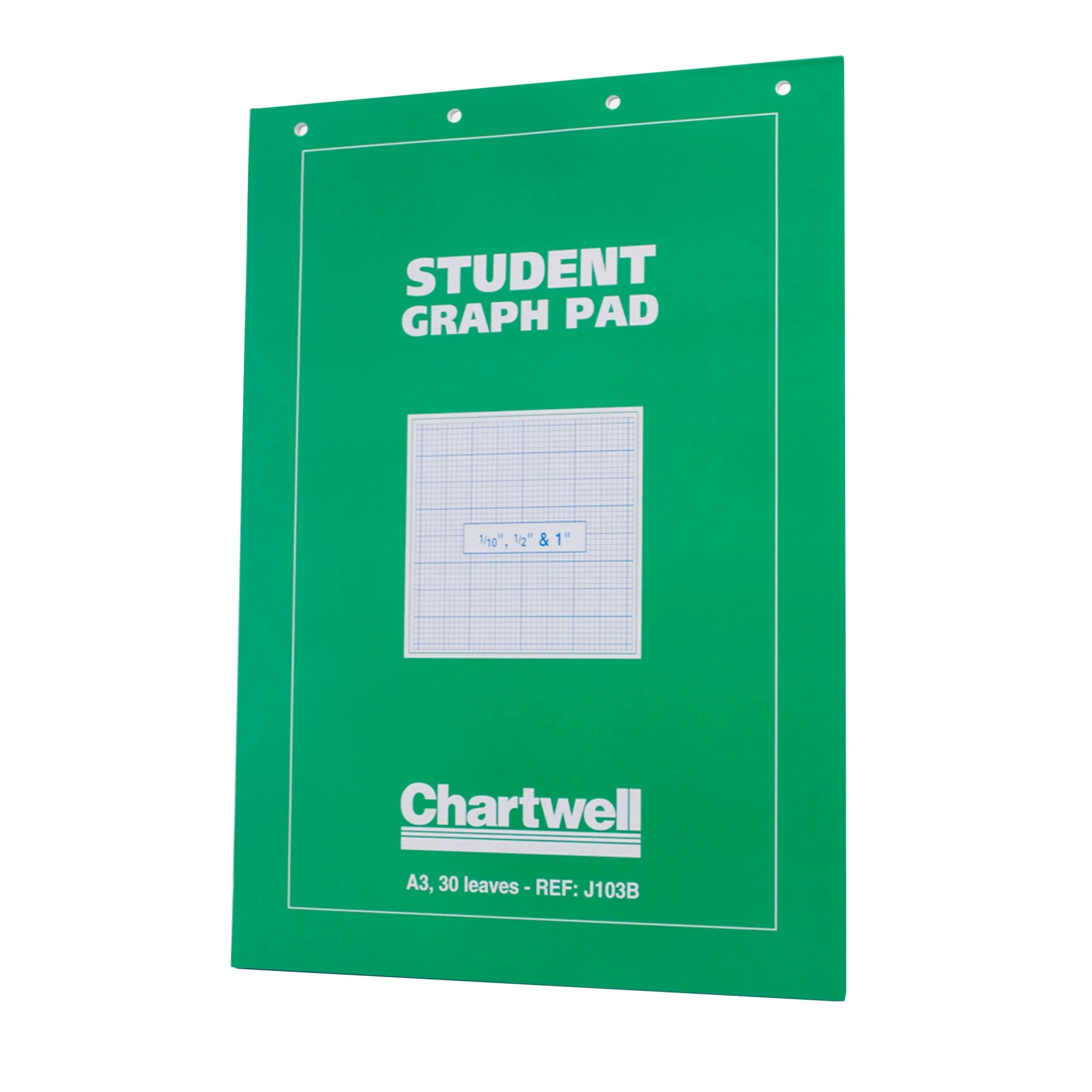 Student Graph Pad A3 30sh 1/10 - 1/2 & 1" 70g 4H