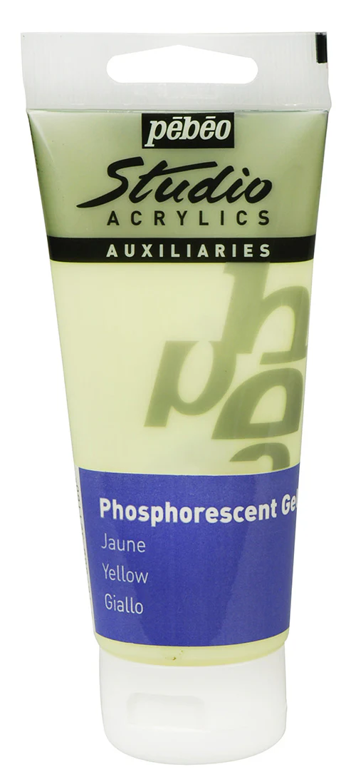 Studio Acrylics - Phosphorescent Gel 100ml - Image 2