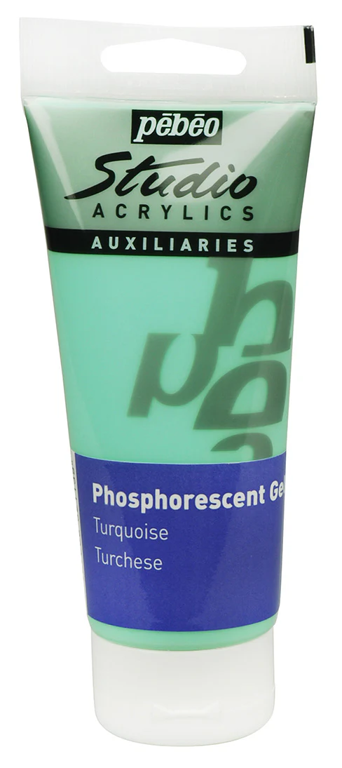 Studio Acrylics - Phosphorescent Gel 100ml - Image 4