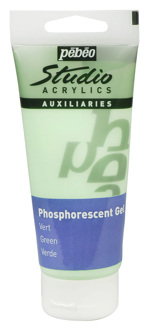 Studio Acrylics - Phosphorescent Gel 100ml - Image 5