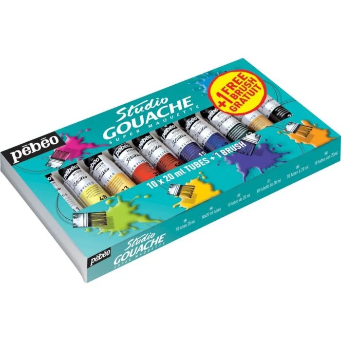 Studio Gouache Set 10 x 20ml Tubes