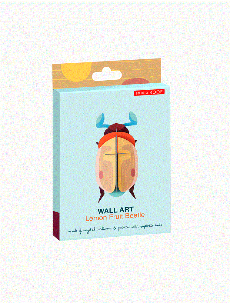 Studio Roof: Wall Art Lemon Fruit Beetle - Image 2