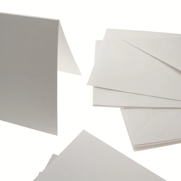 Tall Card Blanks 300gsm 10Pk - White - Image 2
