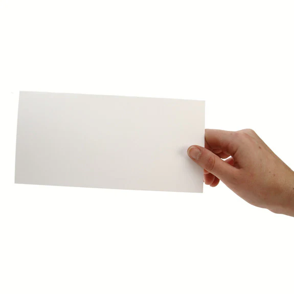 Tall Card Blanks 300gsm 10Pk - White - Image 3