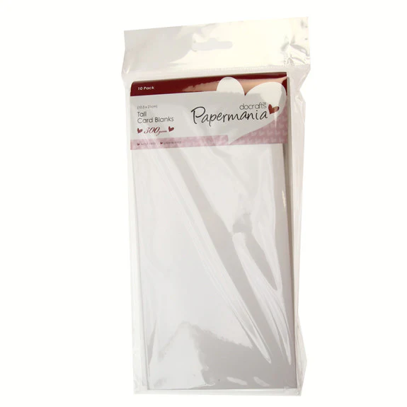 Tall Card Blanks 300gsm 10Pk - White - Image 4