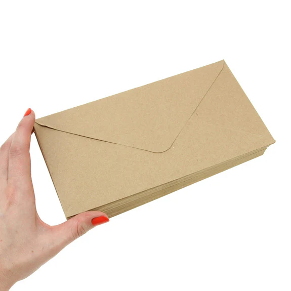 Tall Card Blanks 50Pk - Recycled Kraft - Image 3