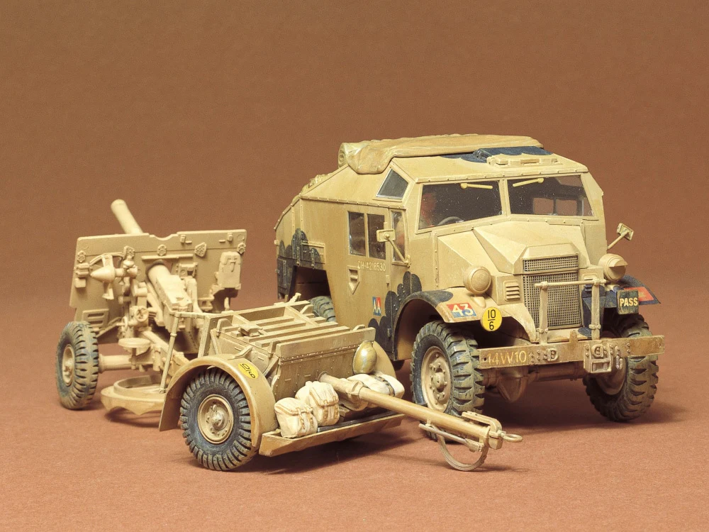 Tamiya British 25 PDR Gun/Quad Kit - Image 2