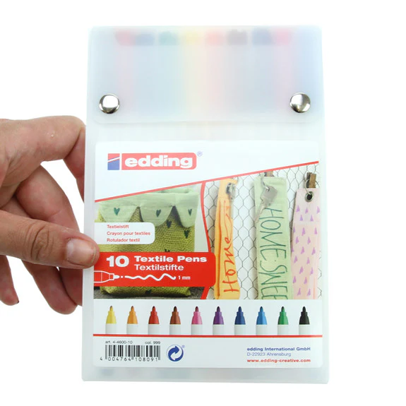 Textile Marker 4600 10pk Assorted Colours - Image 2