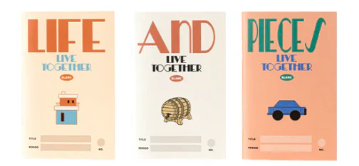 Livework: Life & Pieces Mini Note Set - Plain/Together